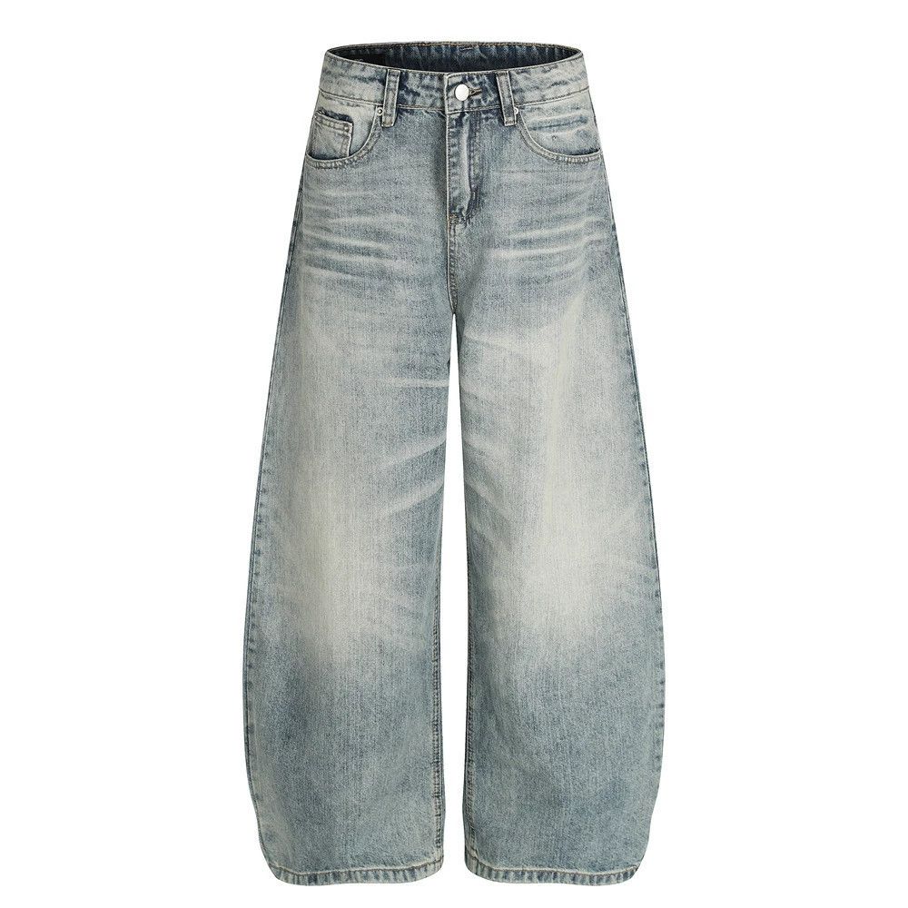 Jean Men's American vintage washed distressed scimitar jeans Size US 32 / EU 48 - 1 Thumbnail