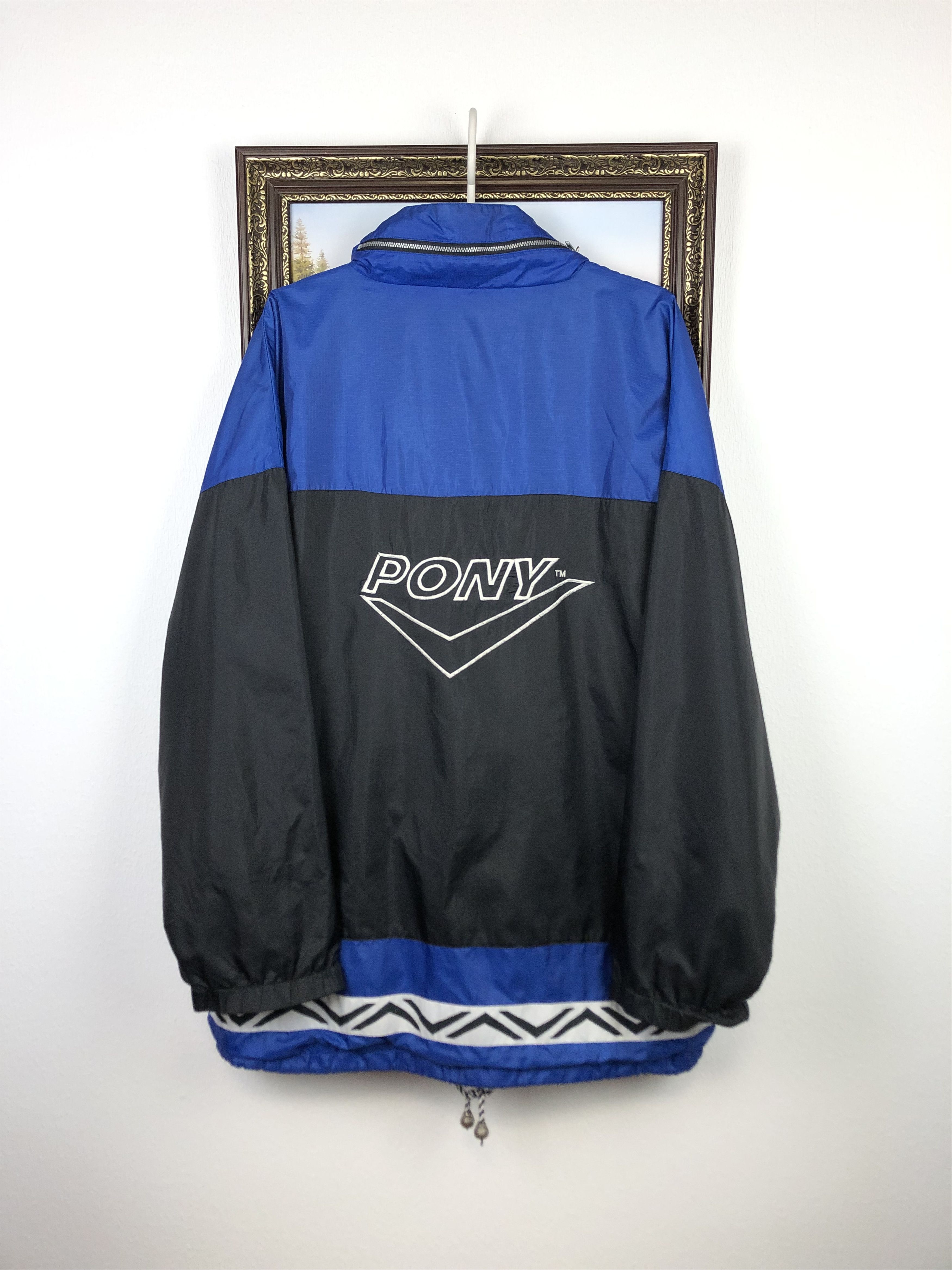 PONY Vintage Birmingham Football Jacket Soccer Windbreaker Track Size US XL / EU 56 / 4 - 5 Thumbnail