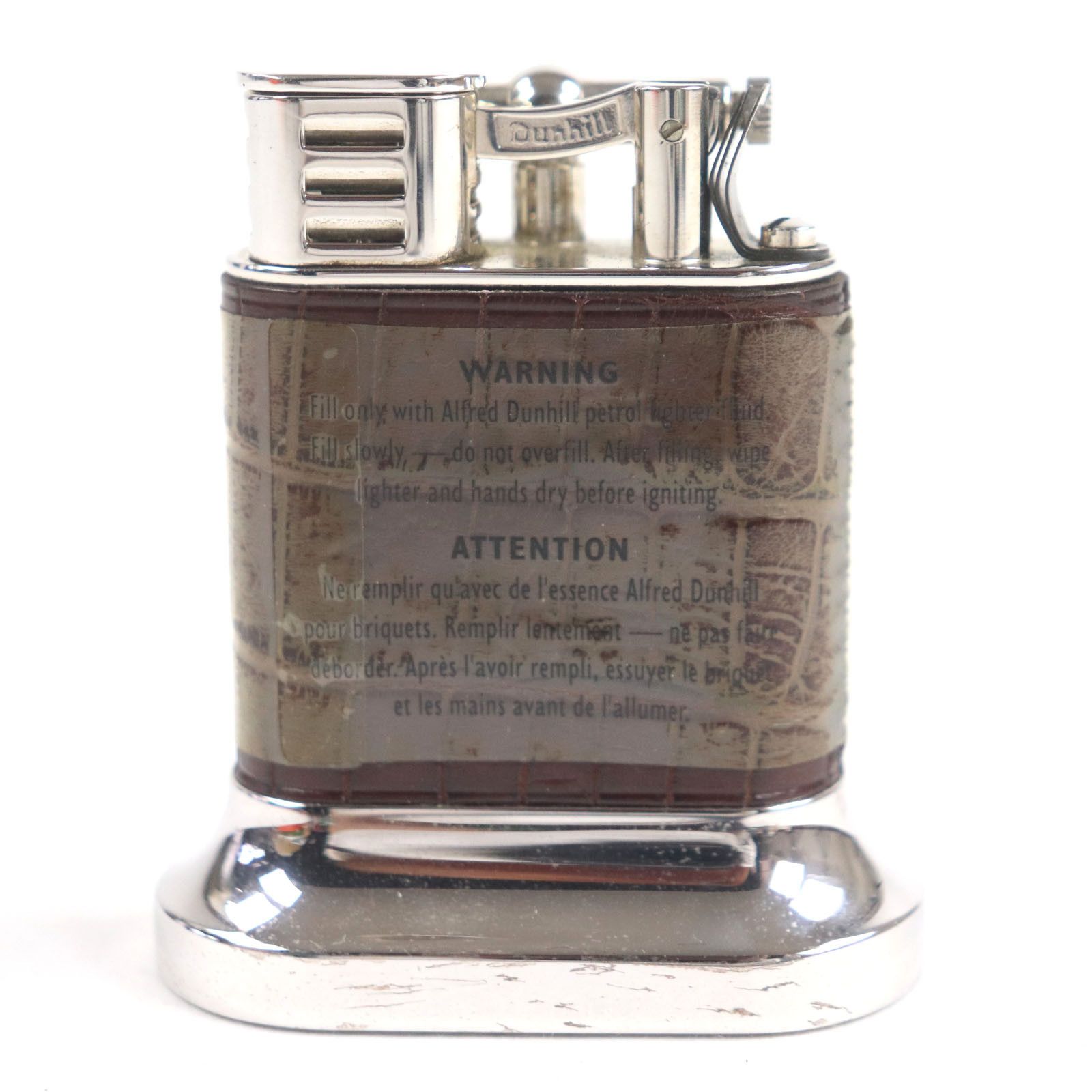 Other Dunhill Dunhill Crocodile Lighter Leather Lighter DUTY FREE for USA Size ONE SIZE - 1 Thumbnail