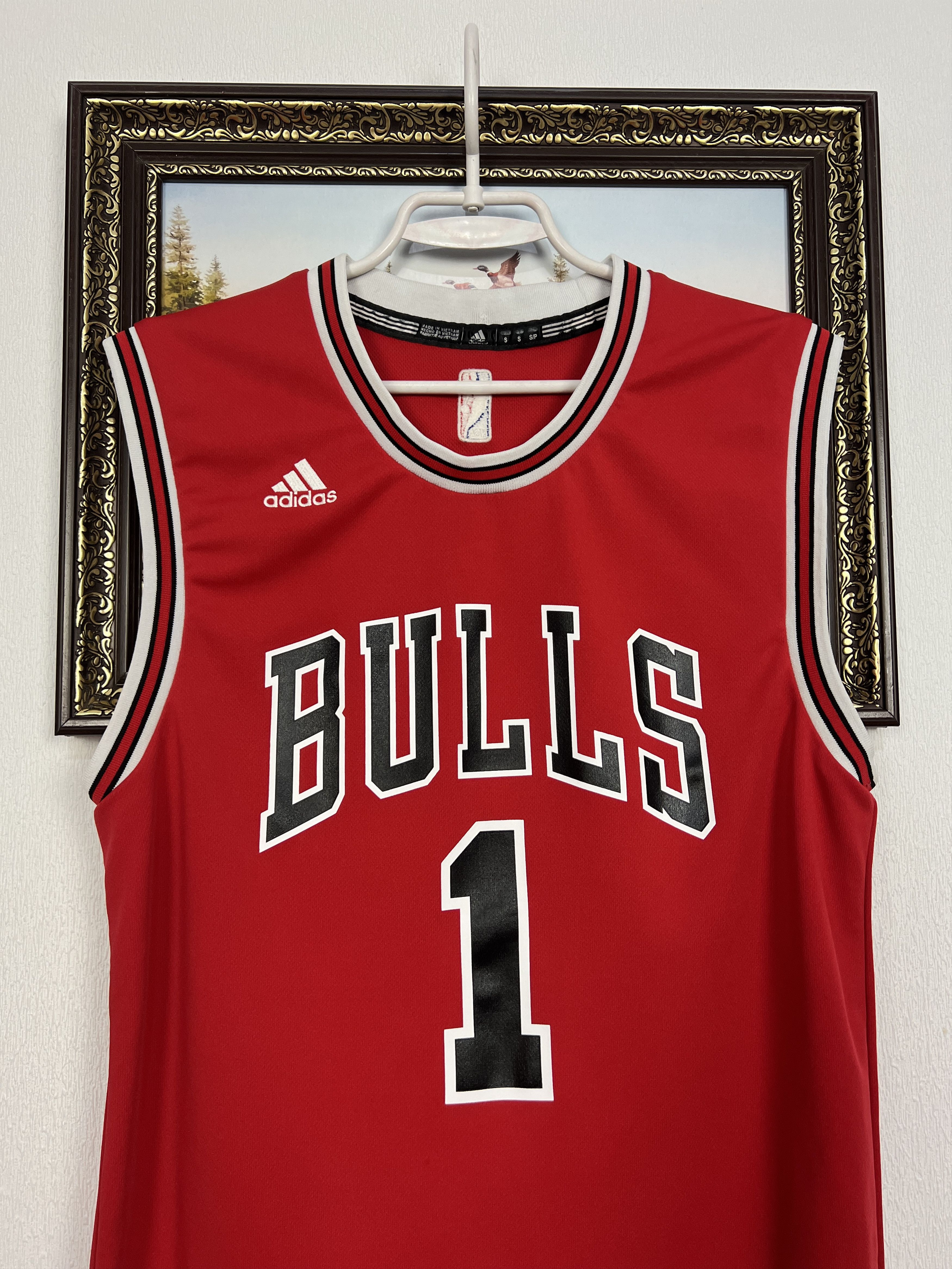 Adidas Vintage Chicago Bulls Derrick Rose #1 NBA Jersey Trikot Size US S / EU 44-46 / 1 - 2 Thumbnail