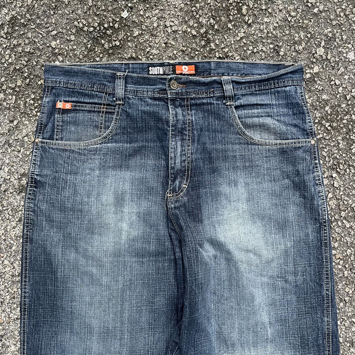 Southpole Y2K Southpole Orange Tab Baggy Jeans Faded Blue Denim Jnco Size US 38 / EU 54 - 4 Thumbnail