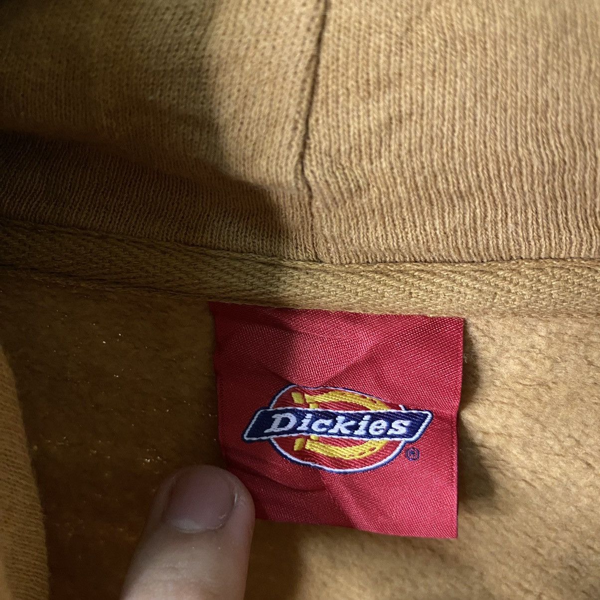 Dickies × Vintage Y2K Dickies Born in Ft. Worth Mustard Pullover Hoodie Size US M / EU 48-50 / 2 - 4 Thumbnail