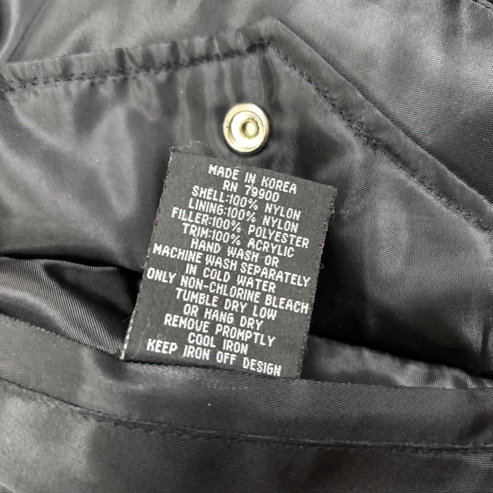 Vintage FNF 2000 Bomber Jacket Nylon Mens Large Black Orange Jacket Mens L Black Nylon FNF 2000 Bomber Jacket Size US L / EU 52-54 / 3 - 3 Thumbnail