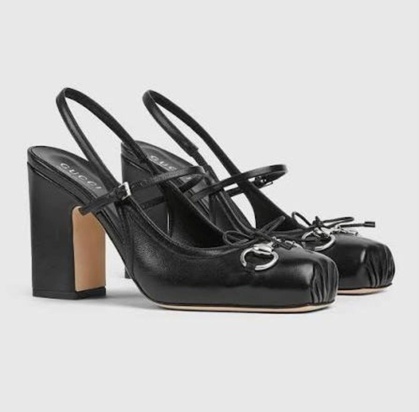 Gucci Gucci Horsebit Slingback Pumps Size ONE SIZE - 1 Thumbnail