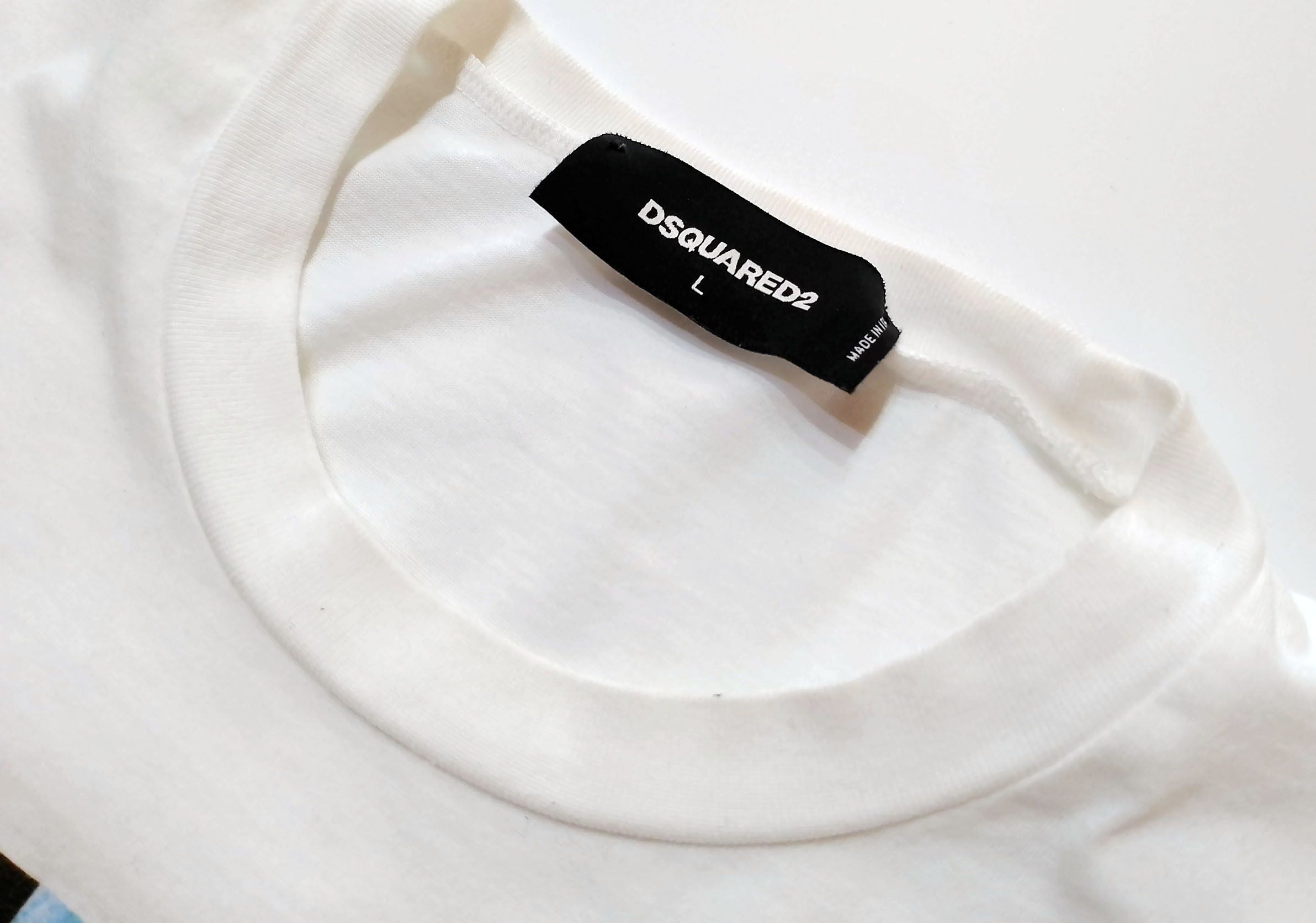 Dsquared2 Dsquared2 White Tiger Print T-Shirt Size L, Italy Size US L / EU 52-54 / 3 - 4 Thumbnail