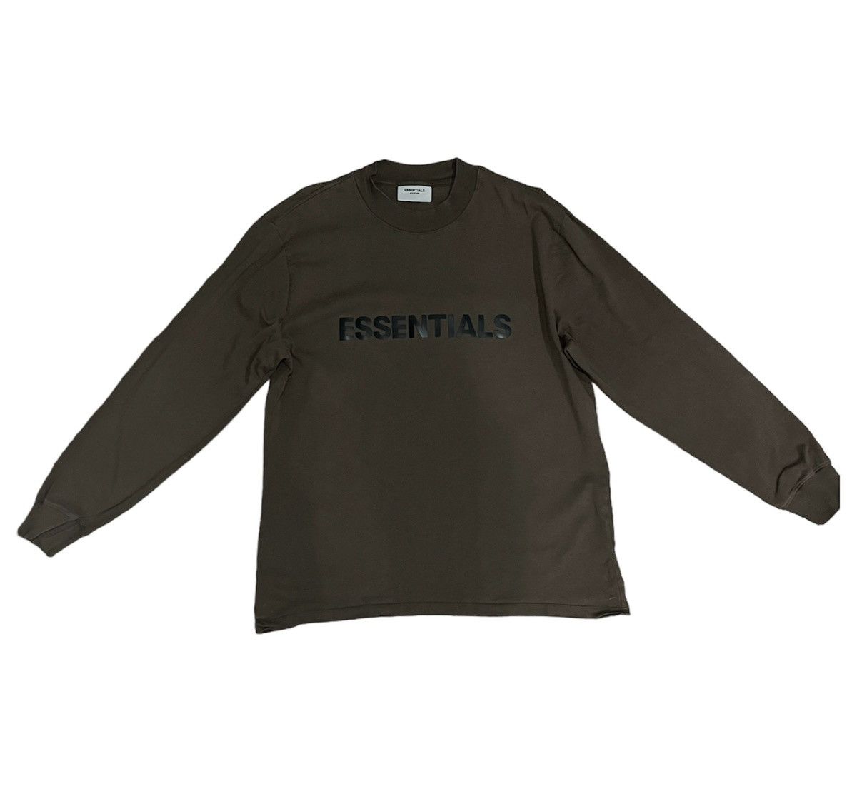 image of Ssense Exclusive Brown Essentials Long Sleeve T-Shirt, Men's (Size Large)