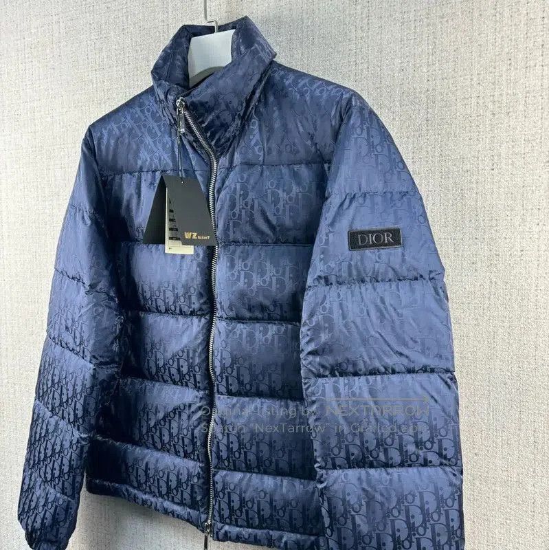 Other Dior Men's Dark Blue Nylon Puffer Jacket . Size US L / EU 52-54 / 3 - 3 Thumbnail