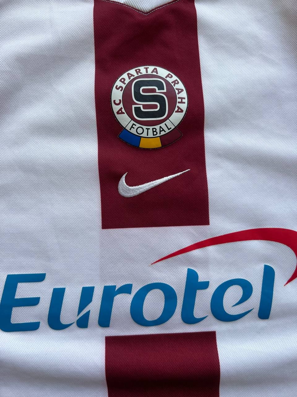 Nike SPARTA PRAHA AWAY FOOTBALL SHIRT 2004/05 SOCCER JERSEY RARE Size US L / EU 52-54 / 3 - 15 Thumbnail