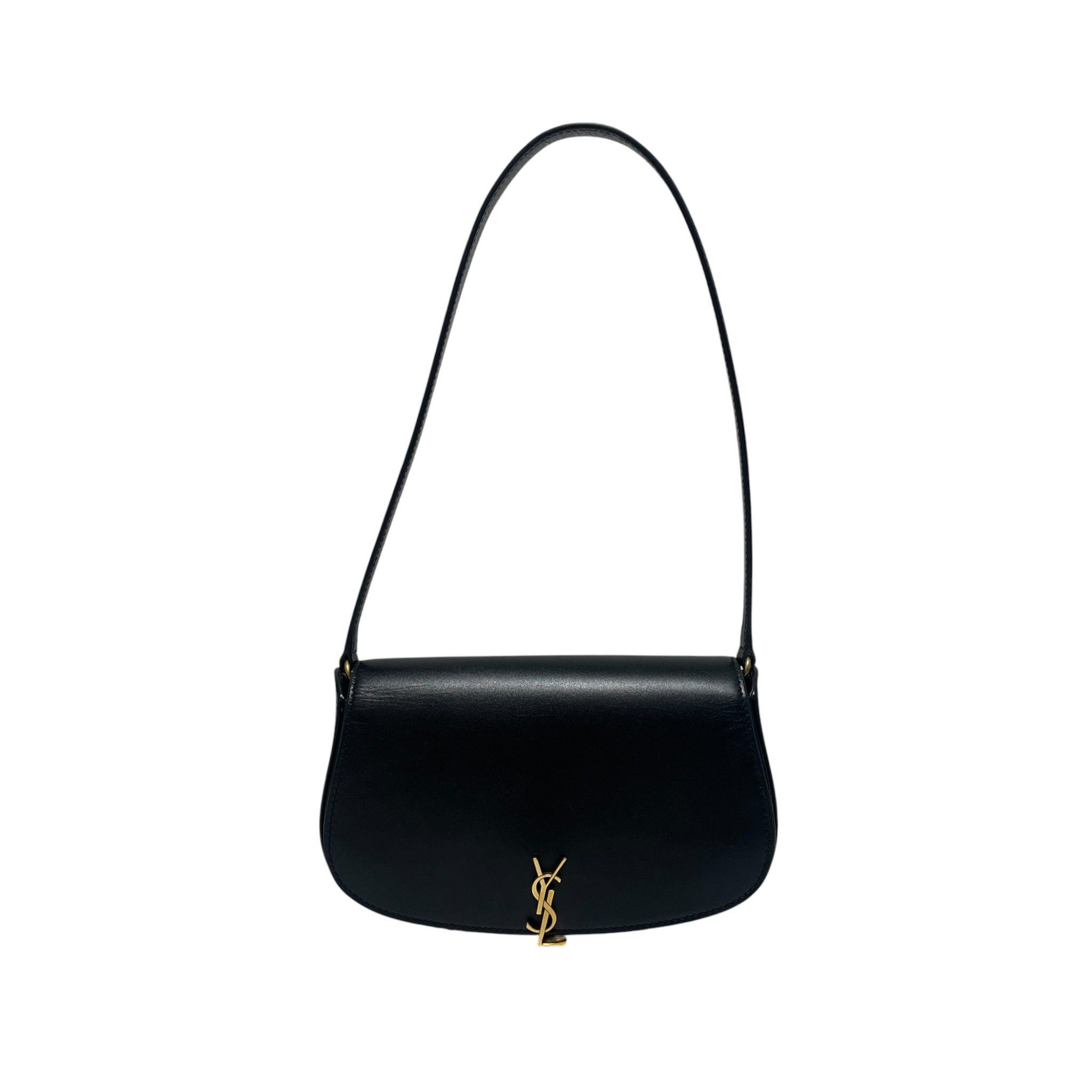 Yves Saint Laurent Black Half Moon Voltaire Mini Shoulder Bag Size ONE SIZE - 1 Thumbnail