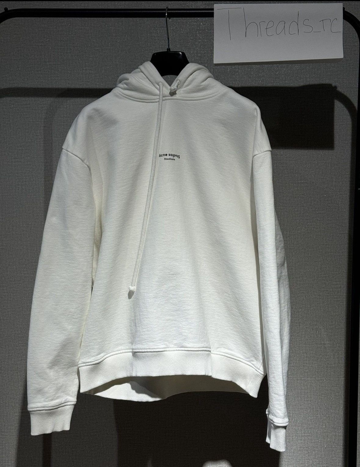Acne Studios ACNE STUDIOS Reverse Logo Fleece Hoodie Size XS / US 0-2 / IT 36-38 - 3 Thumbnail