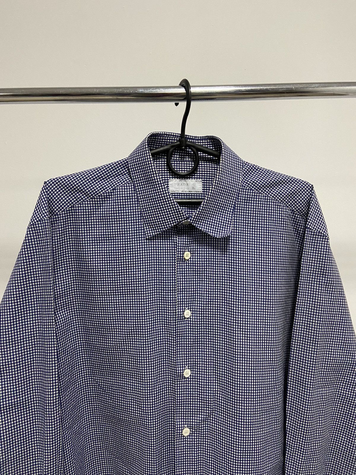 Prada × Vintage Prada Vintage Buttons White Classic luxury shirts Size US M / EU 48-50 / 2 - 2 Thumbnail