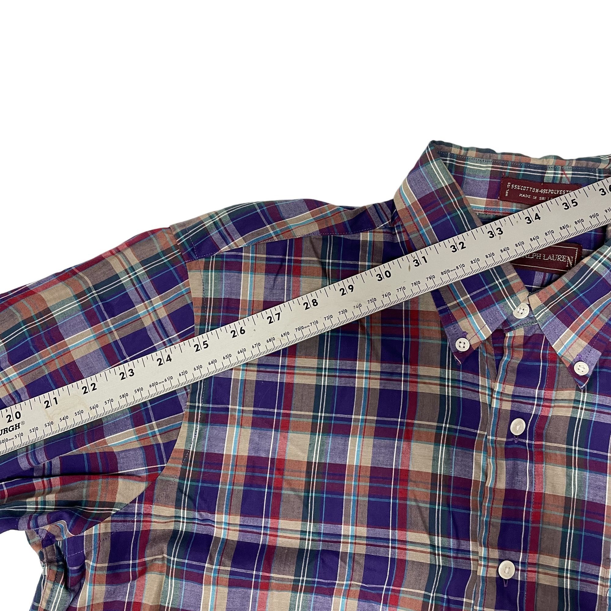 Chaps Ralph Lauren NOS New Vtg Chaps Ralph Lauren Purple MULTICOLOR Shirt Size US L / EU 52-54 / 3 - 6 Thumbnail