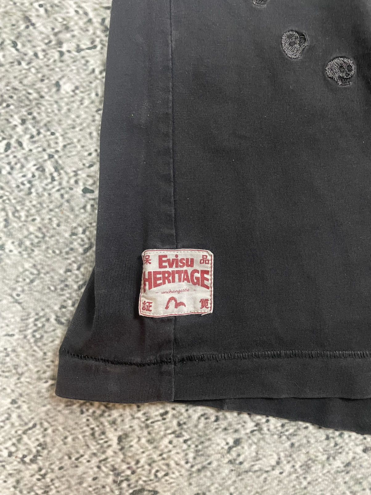 Evisu Evisu t-shirt vintage big logo seagull black skulls Size US M / EU 48-50 / 2 - 2 Thumbnail