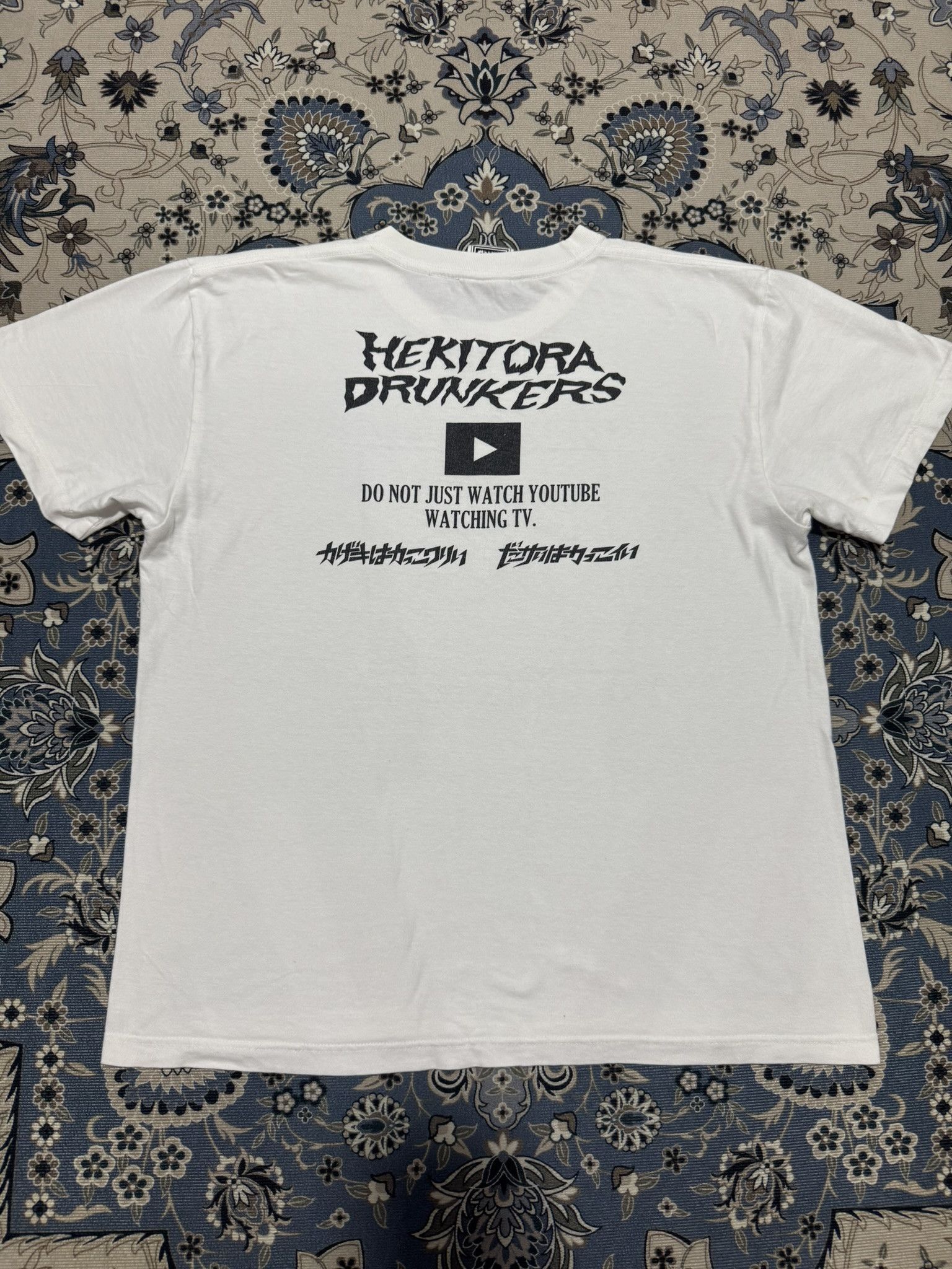 Hysteric Glamour × Japanese Brand Punk Drunkers Hekitora House Keith Hiring T shirt Size US L / EU 52-54 / 3 - 2 Thumbnail