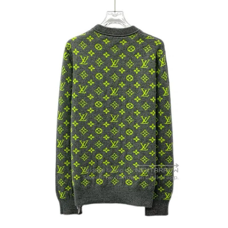 Louis Vuitton Louis Vuitton Gray Cashmere Knit Sweater for Men . Size US S / EU 44-46 / 1 - 2 Thumbnail