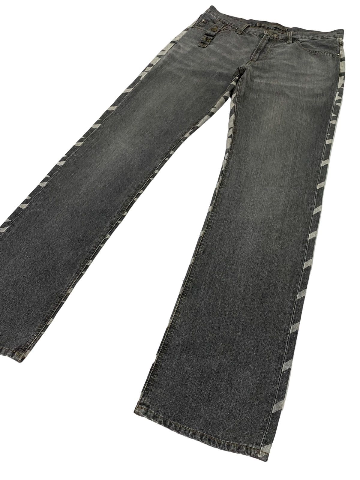 Japanese Brand × PPFM PPFM Prints Highland Denim Pants Size US 31 - 20 Thumbnail