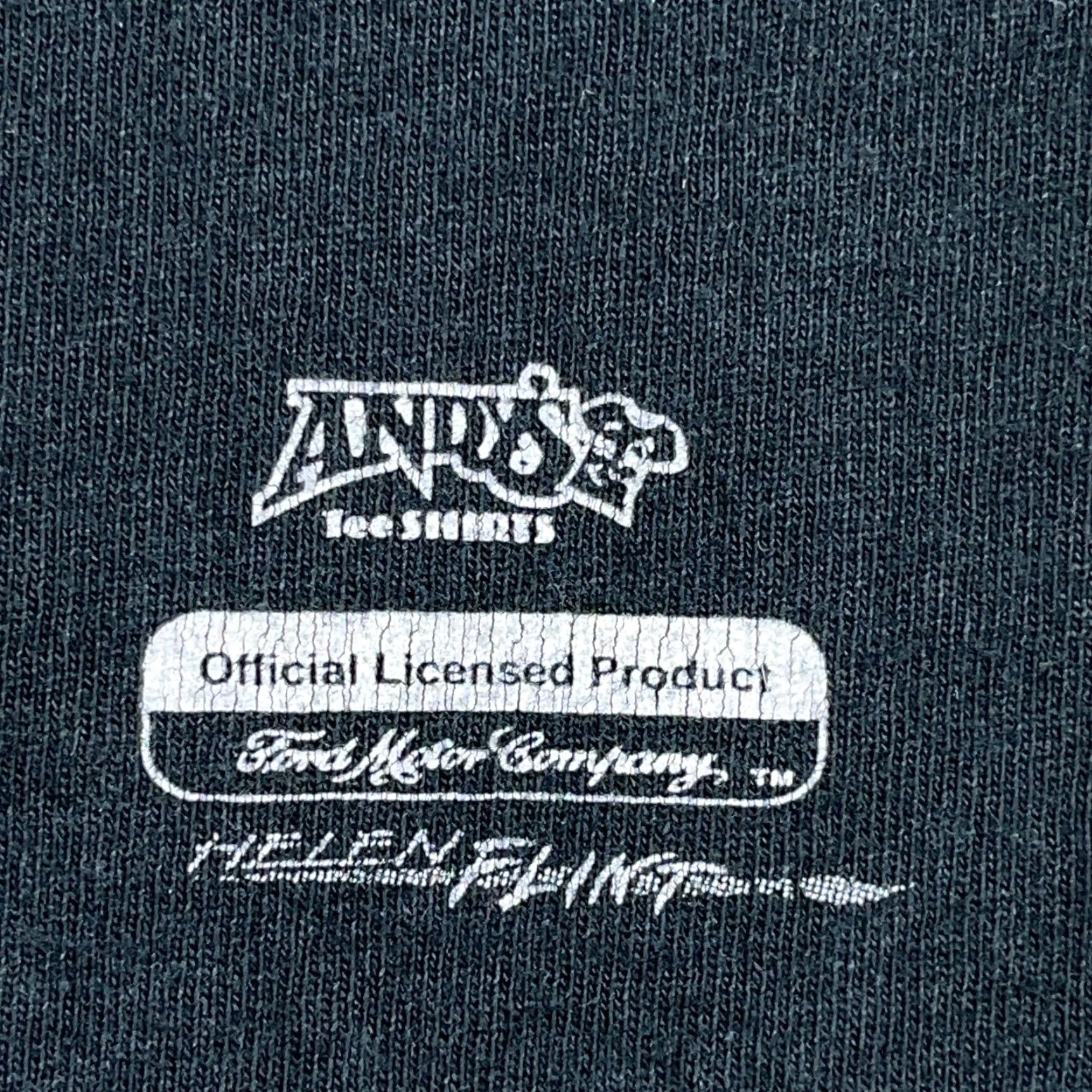 Hanes Vintage Hanes Mustang Shirt Men XL Black 80s 90s USA Logo T-Shirt Grunge Motif Size US XL / EU 56 / 4 - 3 Thumbnail