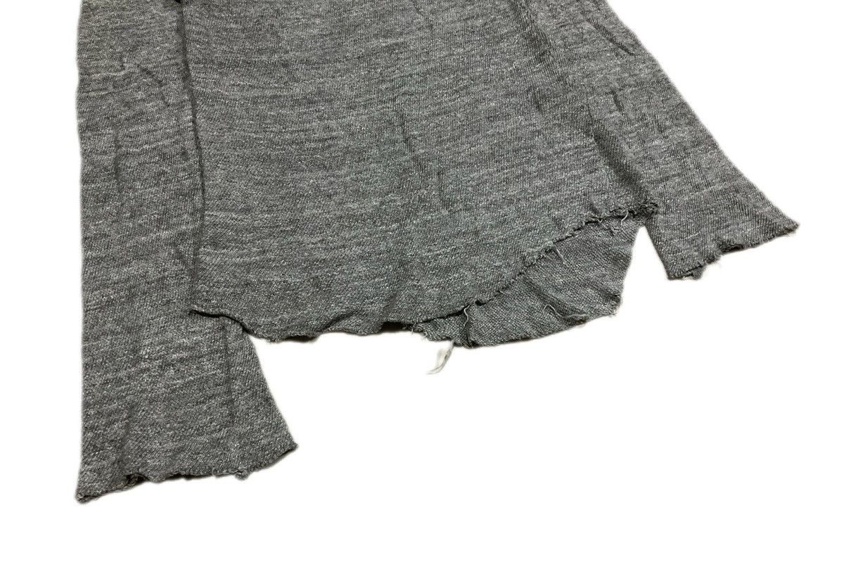 Hysteric Glamour × If Six Was Nine × Le Grande Bleu (L.G.B.) 🔥Y2K Archived G.O.A Asymmetrical Frayed Long Sleeve Shirt Size US S / EU 44-46 / 1 - 4 Thumbnail