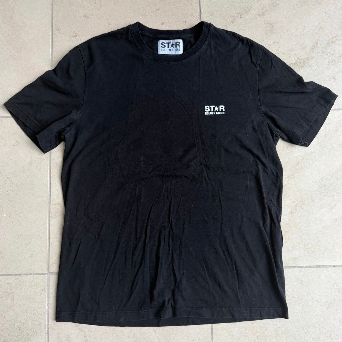 Golden Goose Golden Goose Star Logo T-Shirt XXL Black Back Graphic Tee Size US XXL / EU 58 / 5 - 1 Thumbnail