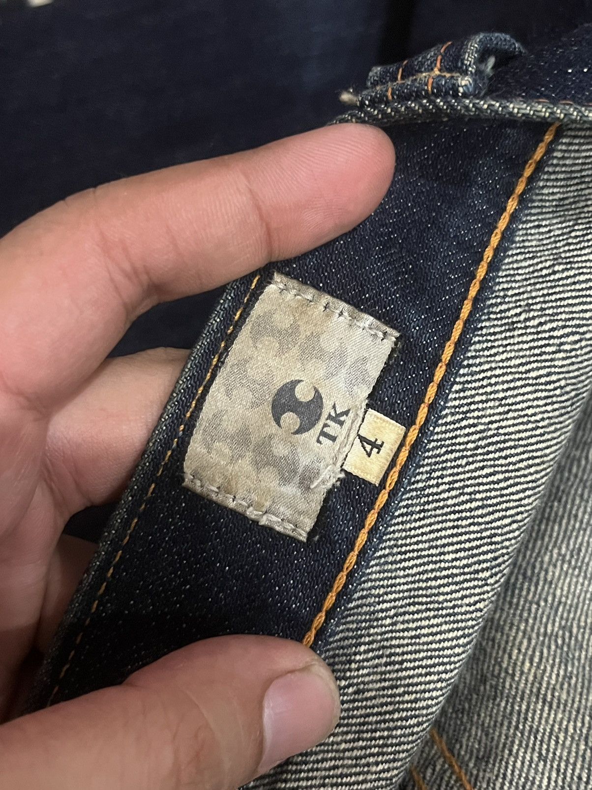Sugar Cane ⚡️Selvedge⚡️Big John X Takeo Kikuchi Navy Blue Washed Raw Jean Size US 34 / EU 50 - 24 Thumbnail