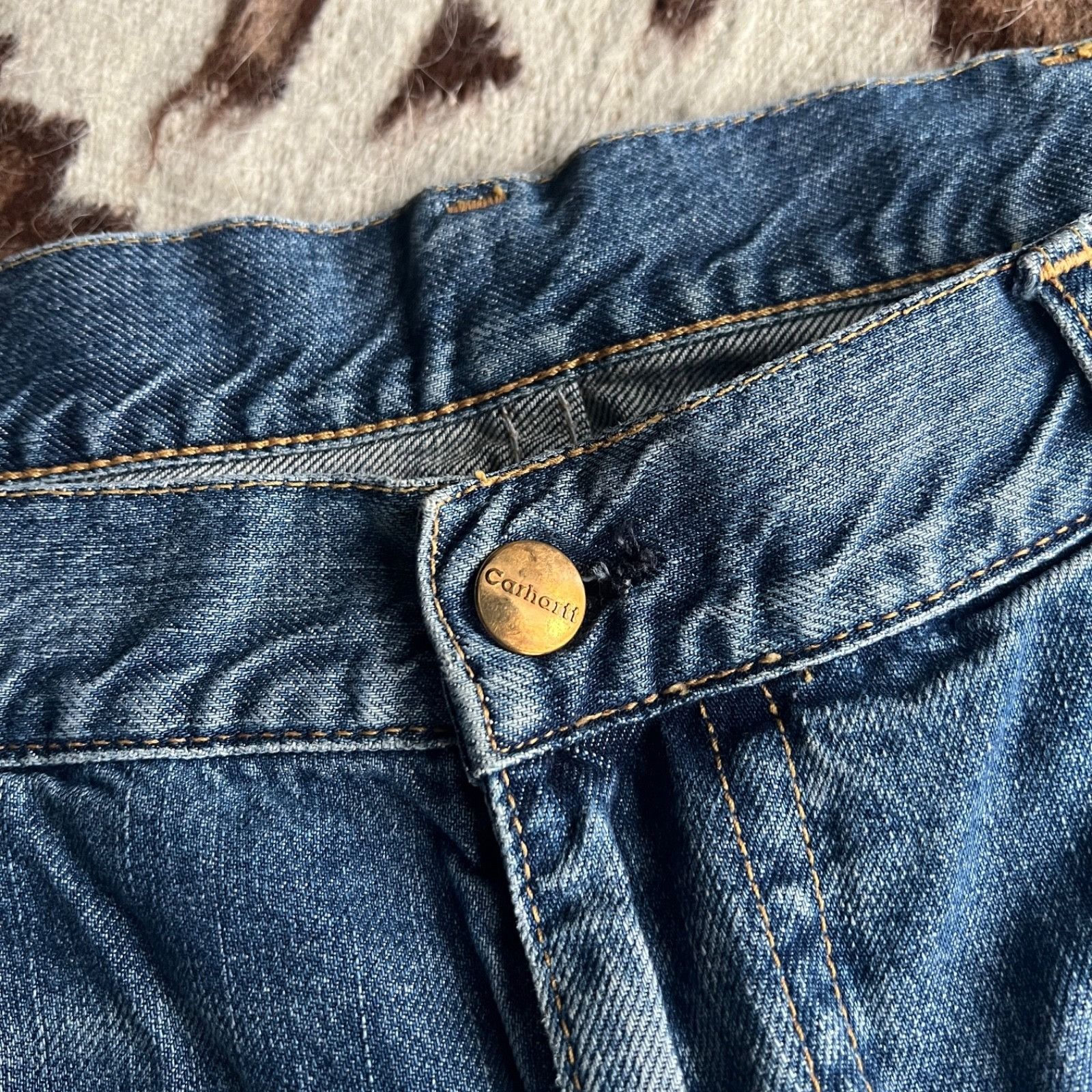 Carhartt Carhartt Slim Fit Jeans Men’s Blue Denim Workwear Size 34x32 Size US 34 / EU 50 - 7 Thumbnail