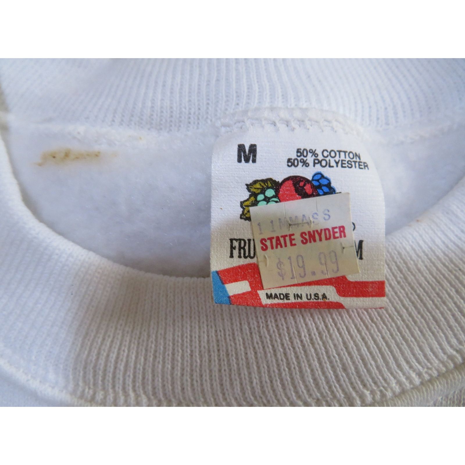 Fruit Of The Loom Minnesota Twins World Series 1991 Sweatshirt, MLB, Sz M Size US M / EU 48-50 / 2 - 3 Thumbnail