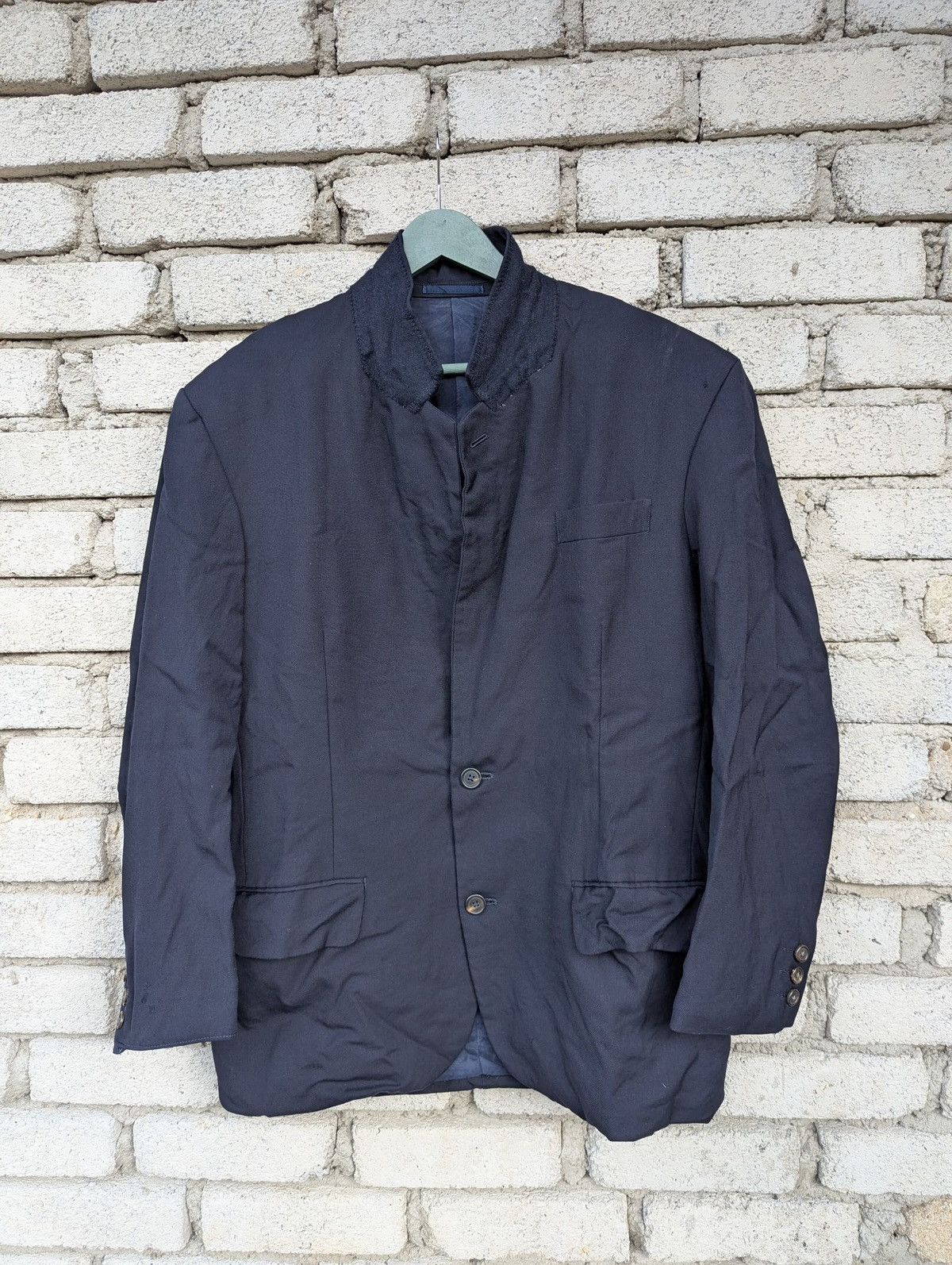 Y's × Yohji Yamamoto Y’s Men Coat Jacket Japan Blue Yohji Yamamoto Size US L / EU 52-54 / 3 - 1 Thumbnail