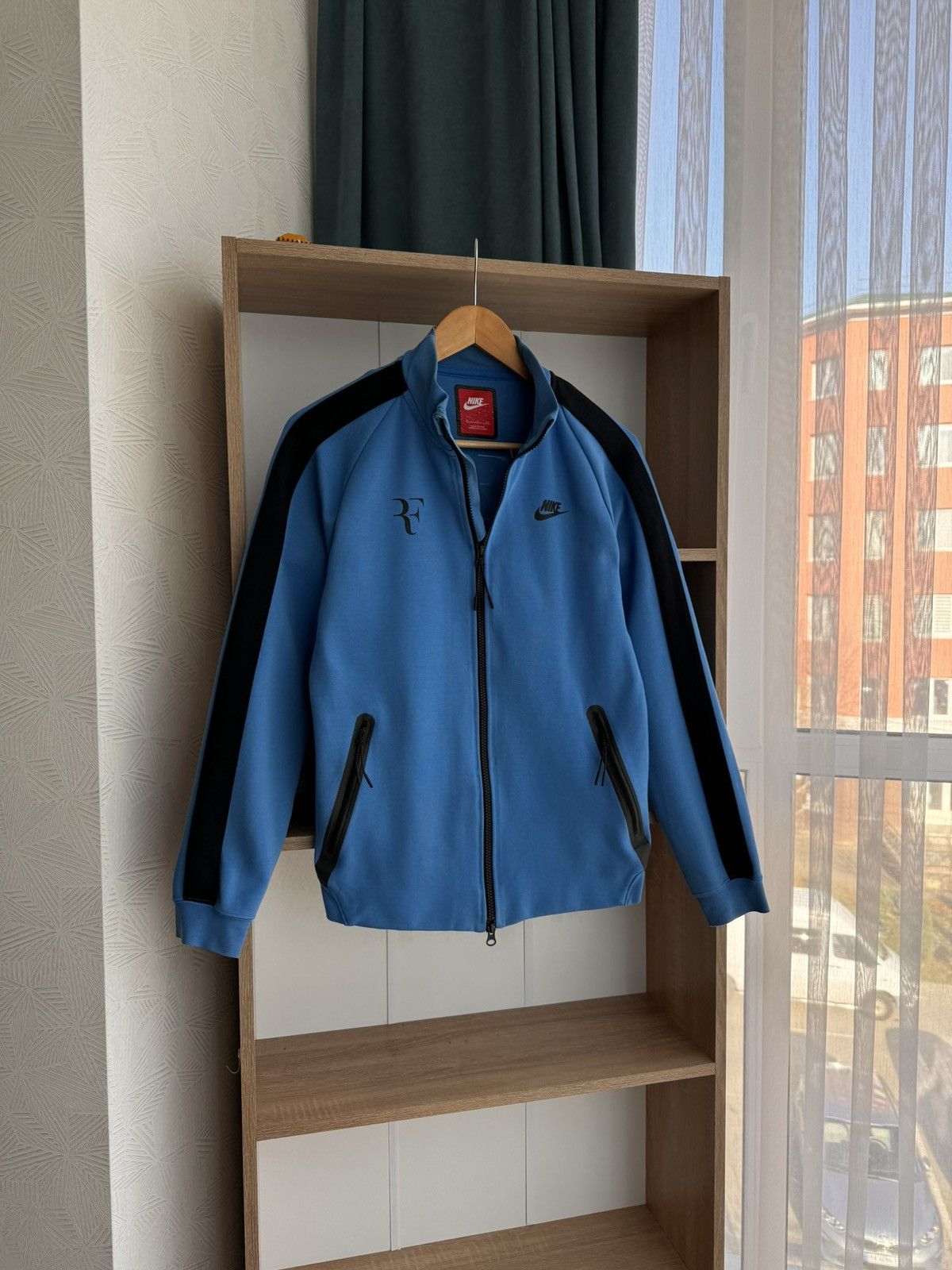 Nike Nike Tech Fleece x Roger Federer Tenis God Navy Hoodie Size US S / EU 44-46 / 1 - 3 Thumbnail