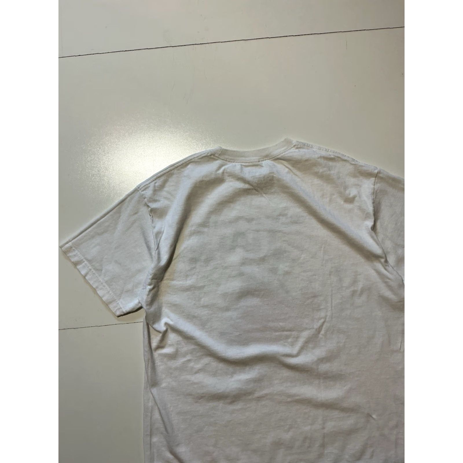 J Brand VINTAGE Holiday Brand Nick Holiday Dance Hall Inside Outside White Graphic S/S T-Shirt XL Mens Size US XL / EU 56 / 4 - 4 Thumbnail