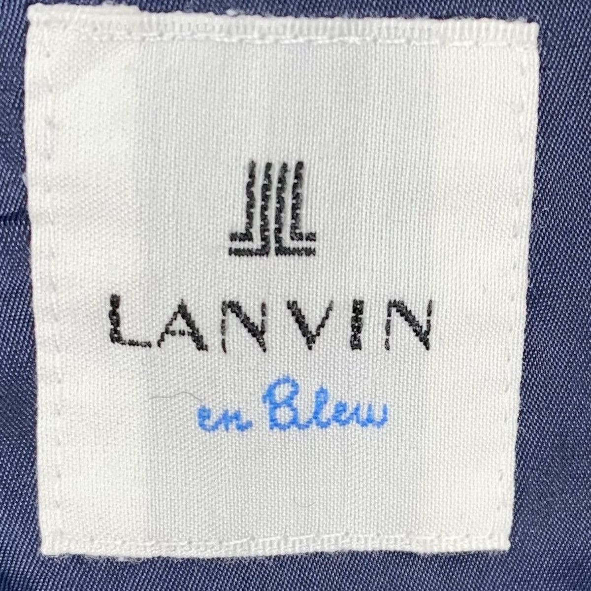Lanvin LANVIN En Bleu Paris Designer Wool Blazer Coat Jacket Size L / US 10 / IT 46 - 7 Thumbnail