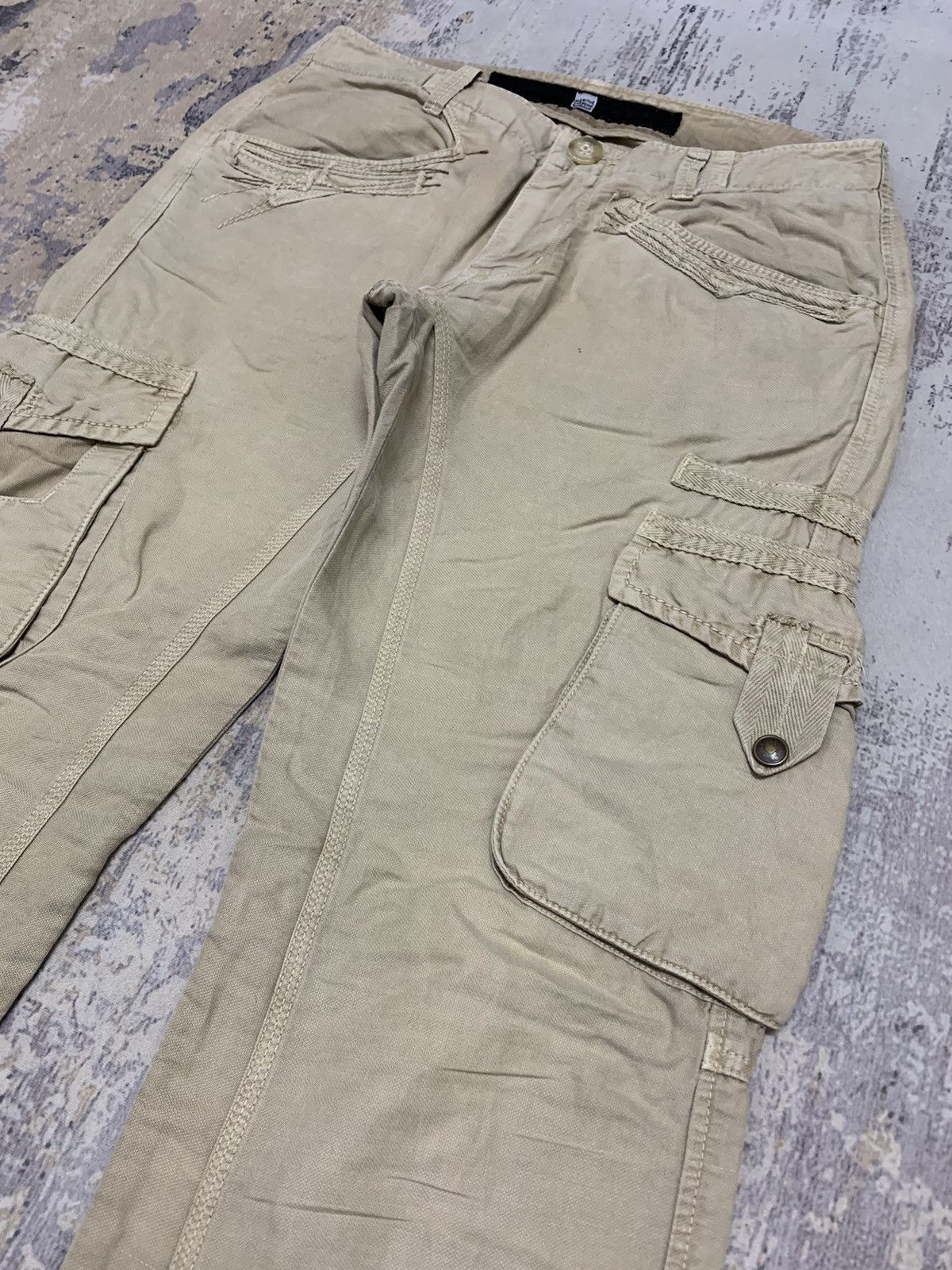 Marithe + Francois Girbaud Vintage Marithe Francois Girbaud Parachute Cargo Baggy Pants Size US 30 / EU 46 - 3 Thumbnail