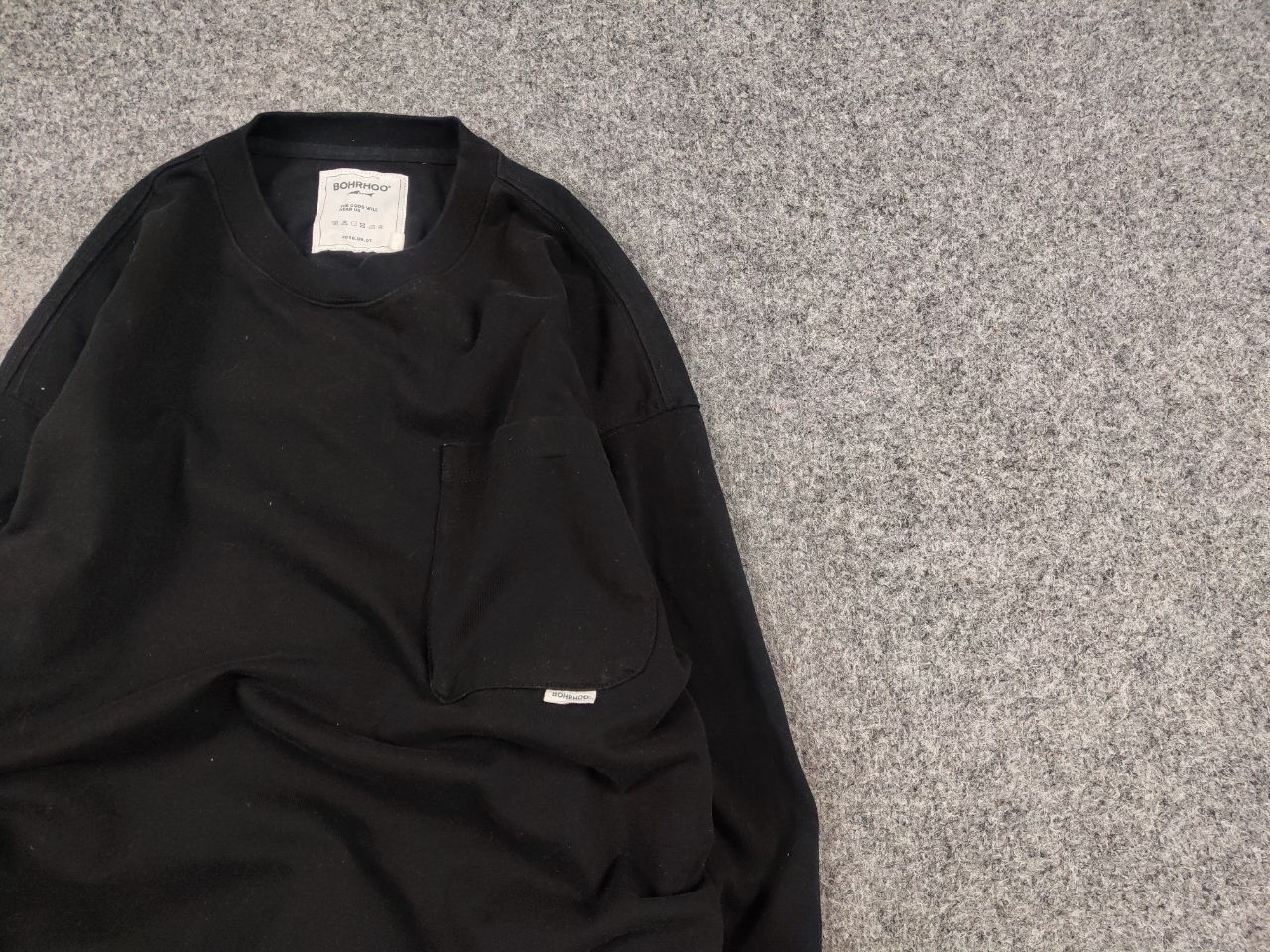 Other Bohrhoo Japanese Oversized Black Sweatshirt Avant Garde Size US S / EU 44-46 / 1 - 4 Thumbnail