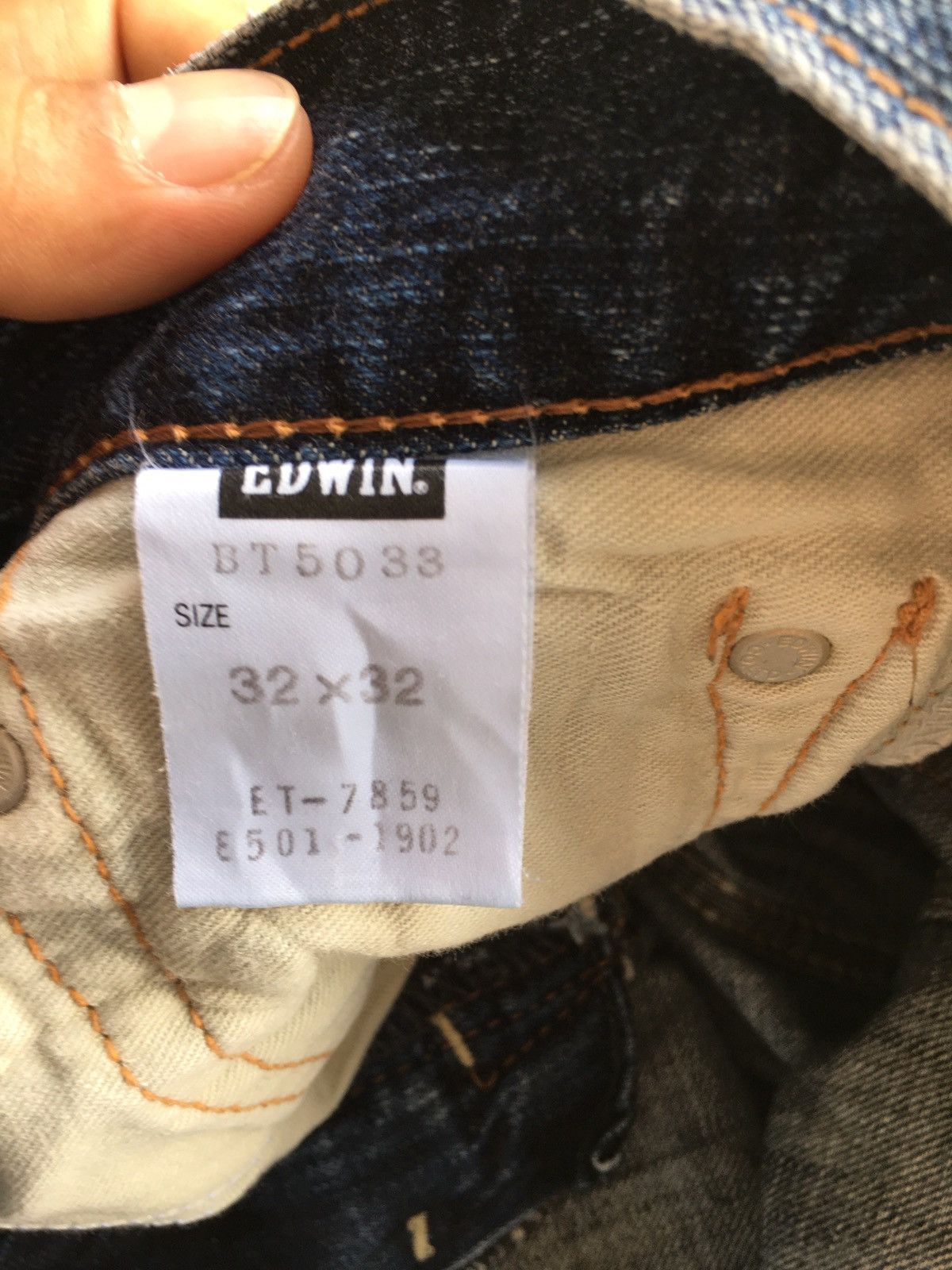 Edwin × Japanese Brand Edwin 503 Size US 34 / EU 50 - 17 Thumbnail