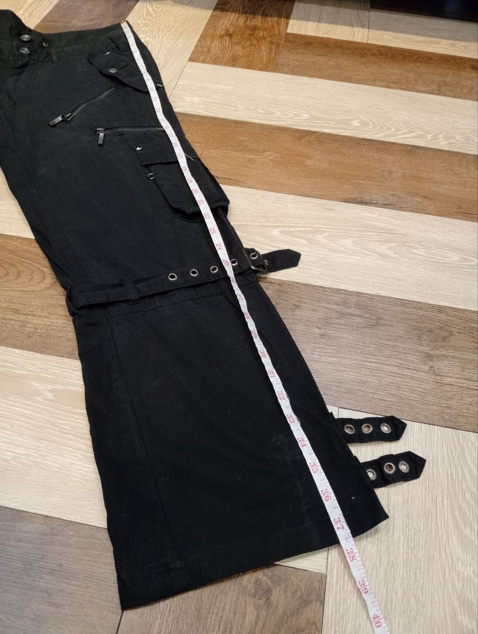 semanticdesign SEMANTIC DESIGN JAPAN BANDAGE PANTS BLACK Size US 32 / EU 48 - 15 Thumbnail