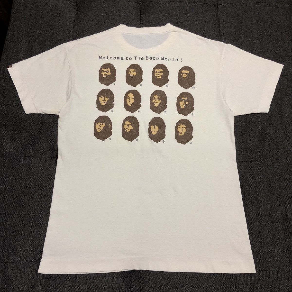 Bape × Nigo RARE OG Vintage 1999 Bape Head Show Tee Size US L / EU 52-54 / 3 - 8 Thumbnail