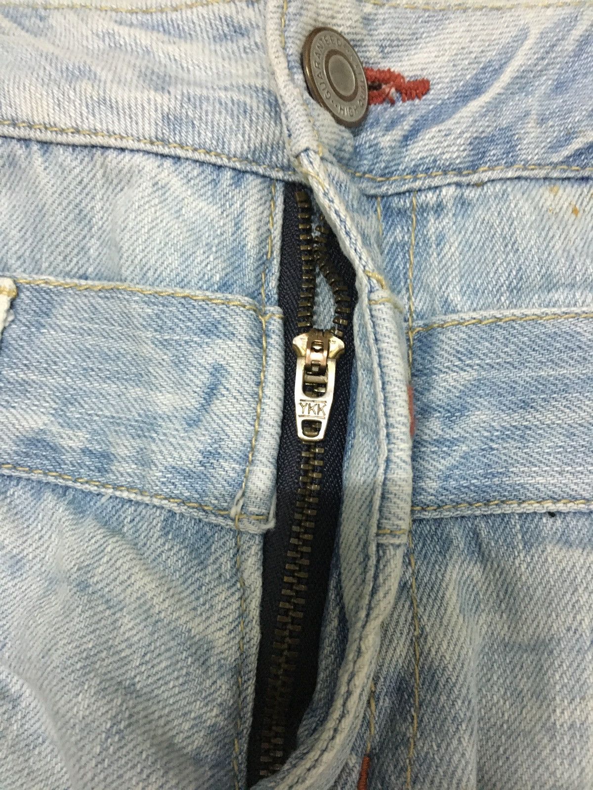 If Six Was Nine × Japanese Brand × Le Grande Bleu (L.G.B.) Clif de Sol Double Waist Nice Jeans (Y01) Size US 32 / EU 48 - 10 Thumbnail