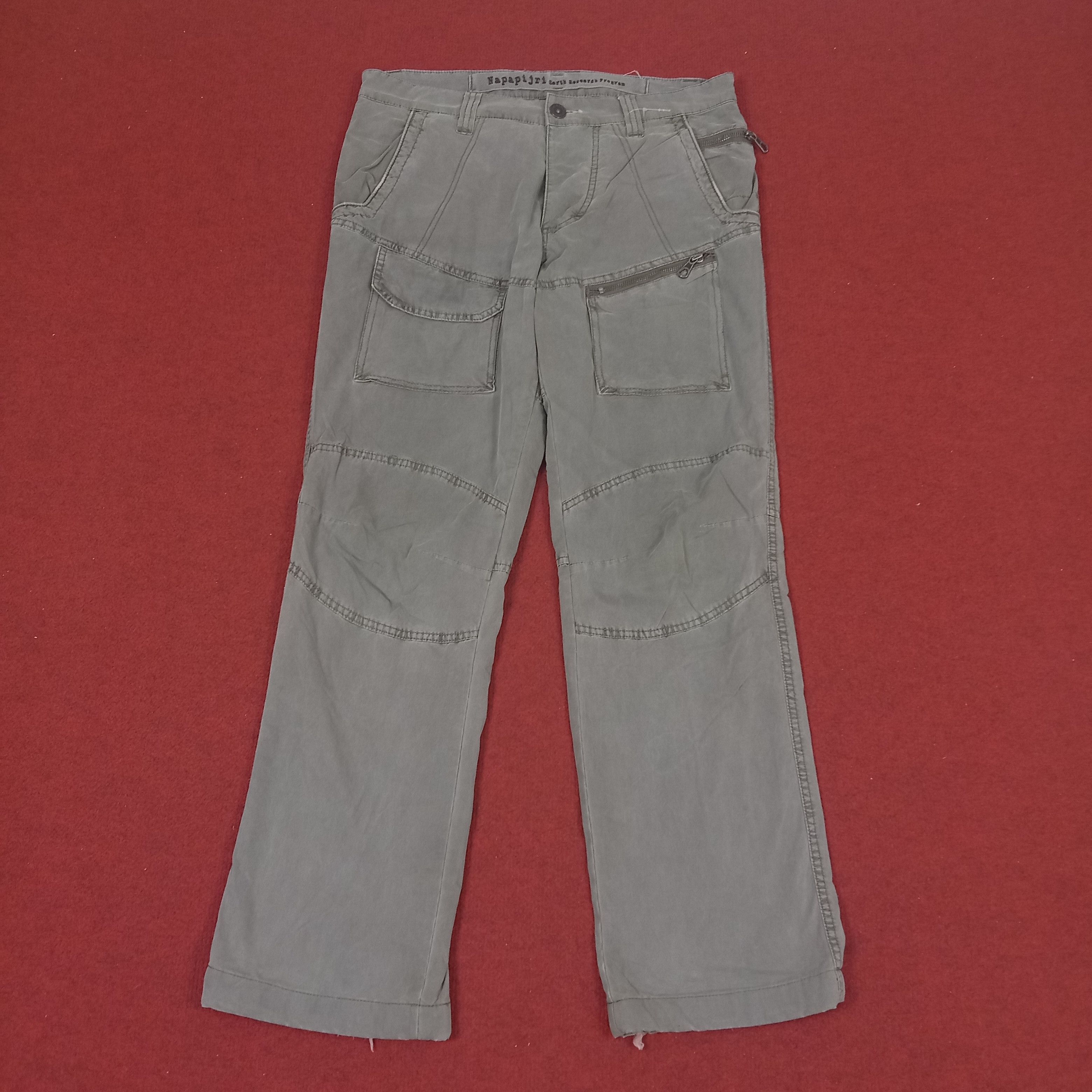 Napapijri × Vintage Napapijri Outdoor Style Rare Nice Design Pants Size US 34 / EU 50 - 1 Thumbnail