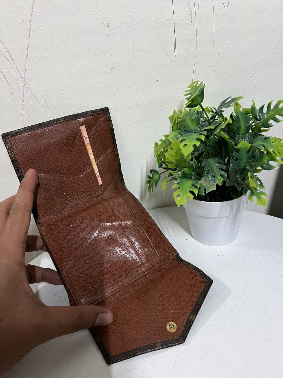 Louis Vuitton × Vintage Authentic Louis Vuitton Wallet Man Size ONE SIZE - 4 Thumbnail