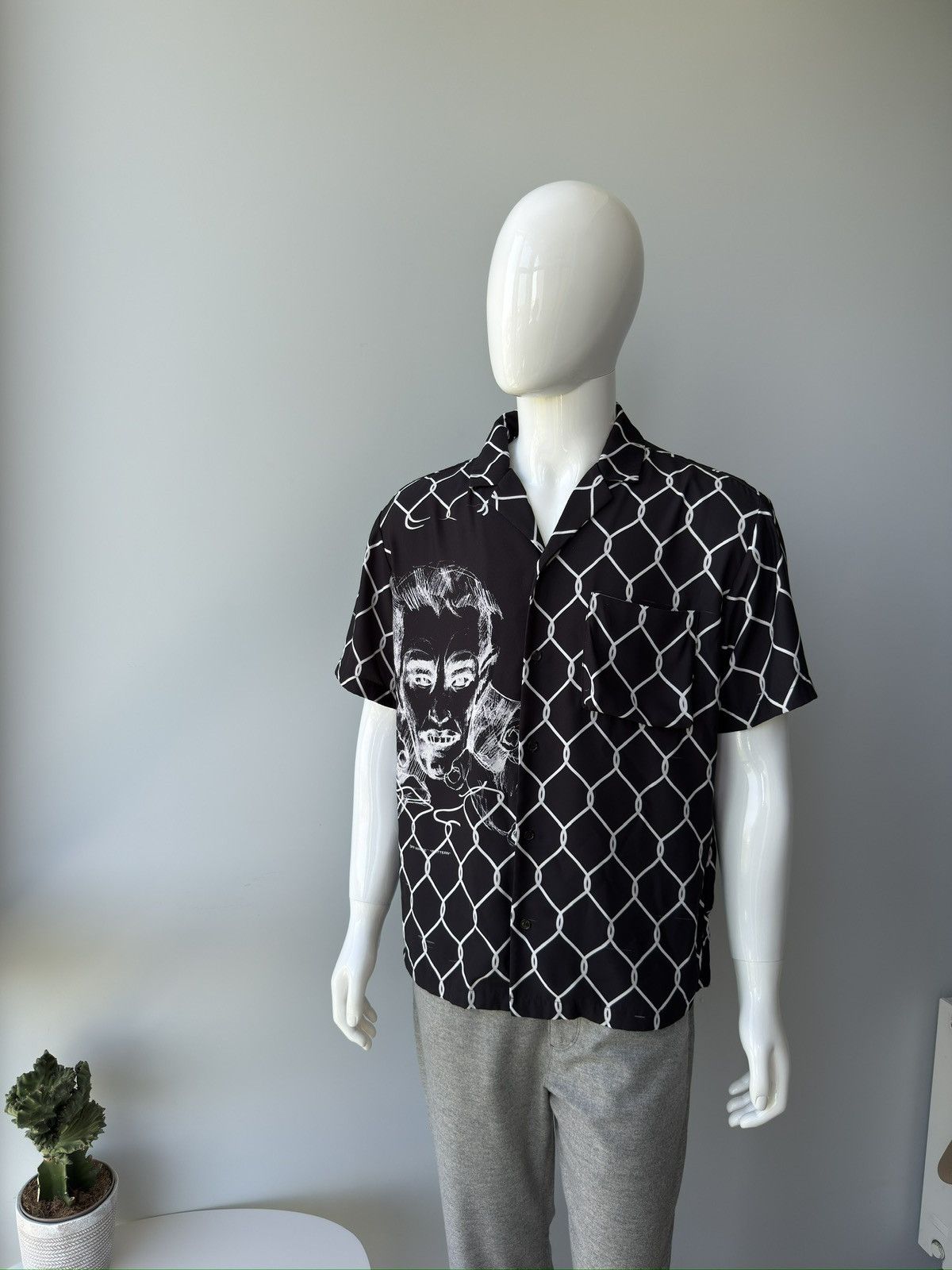 Off-White Off White Broken Fences Collar Shirt Size US M / EU 48-50 / 2 - 2 Thumbnail