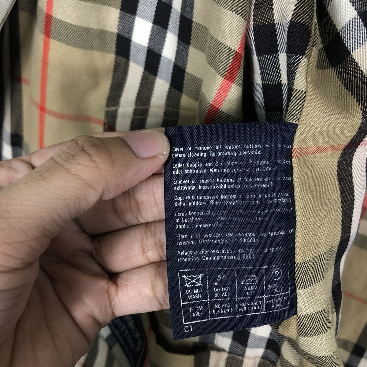 Burberry 🔥VINTAGE BURBERRYS MADE IN ENGLAND LONG JACKET NOVA CHECK Size US M / EU 48-50 / 2 - 20 Thumbnail