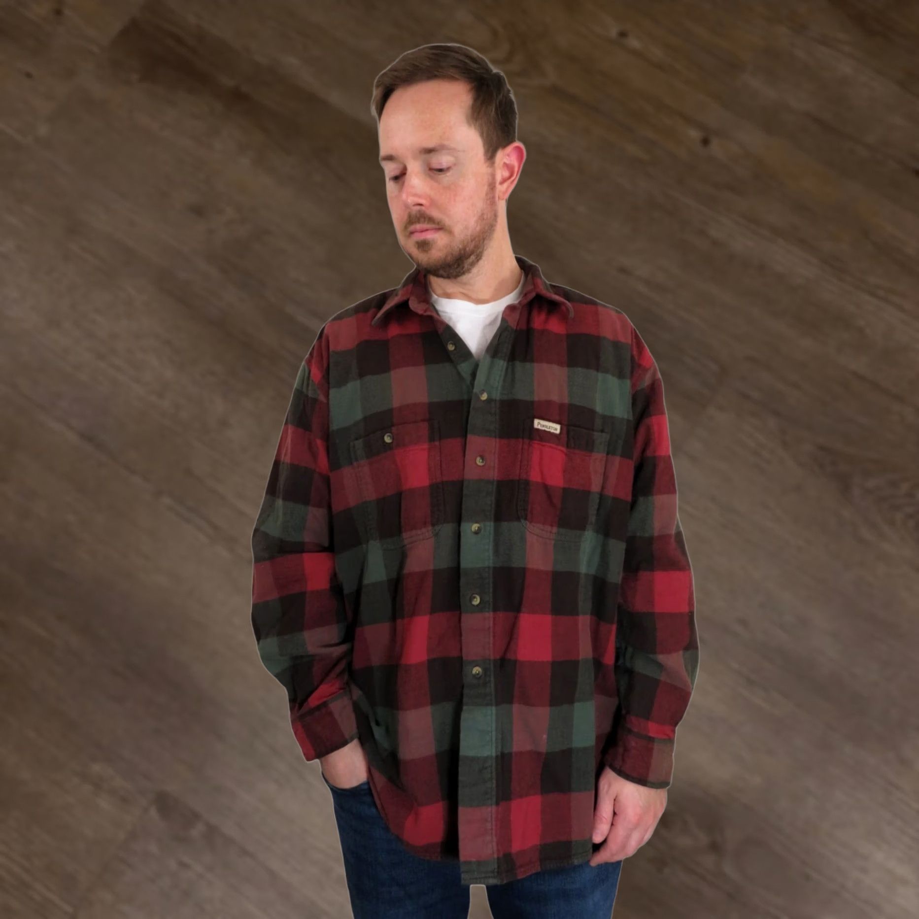 Pendleton VINTAGE Pendleton Heavyweight Flannel Shirt Mens XL Hunting Red Size US XL / EU 56 / 4 - 1 Thumbnail