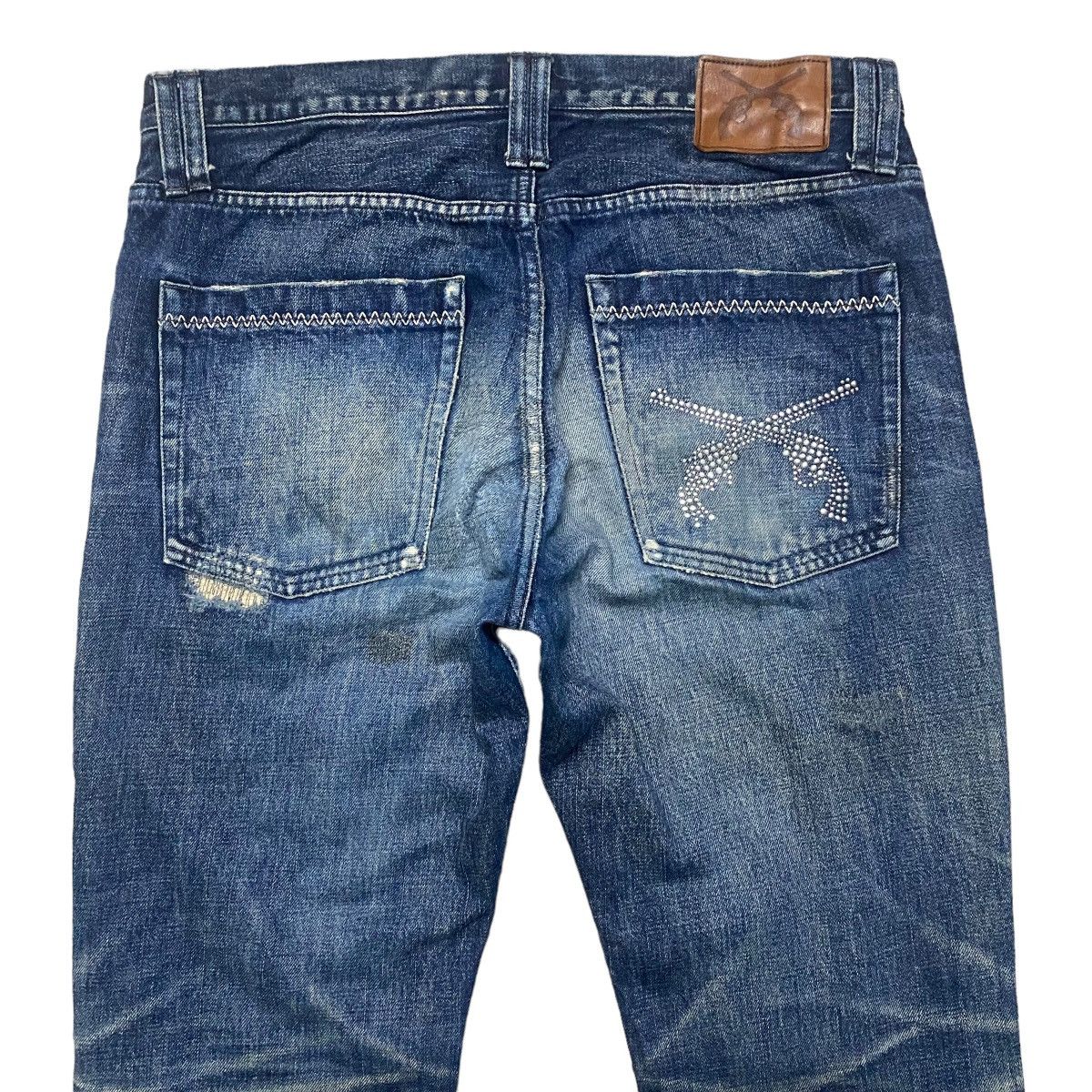 roarguns Roarguns Distressed Denim Flare Jeans Size US 34 / EU 50 - 11 Thumbnail