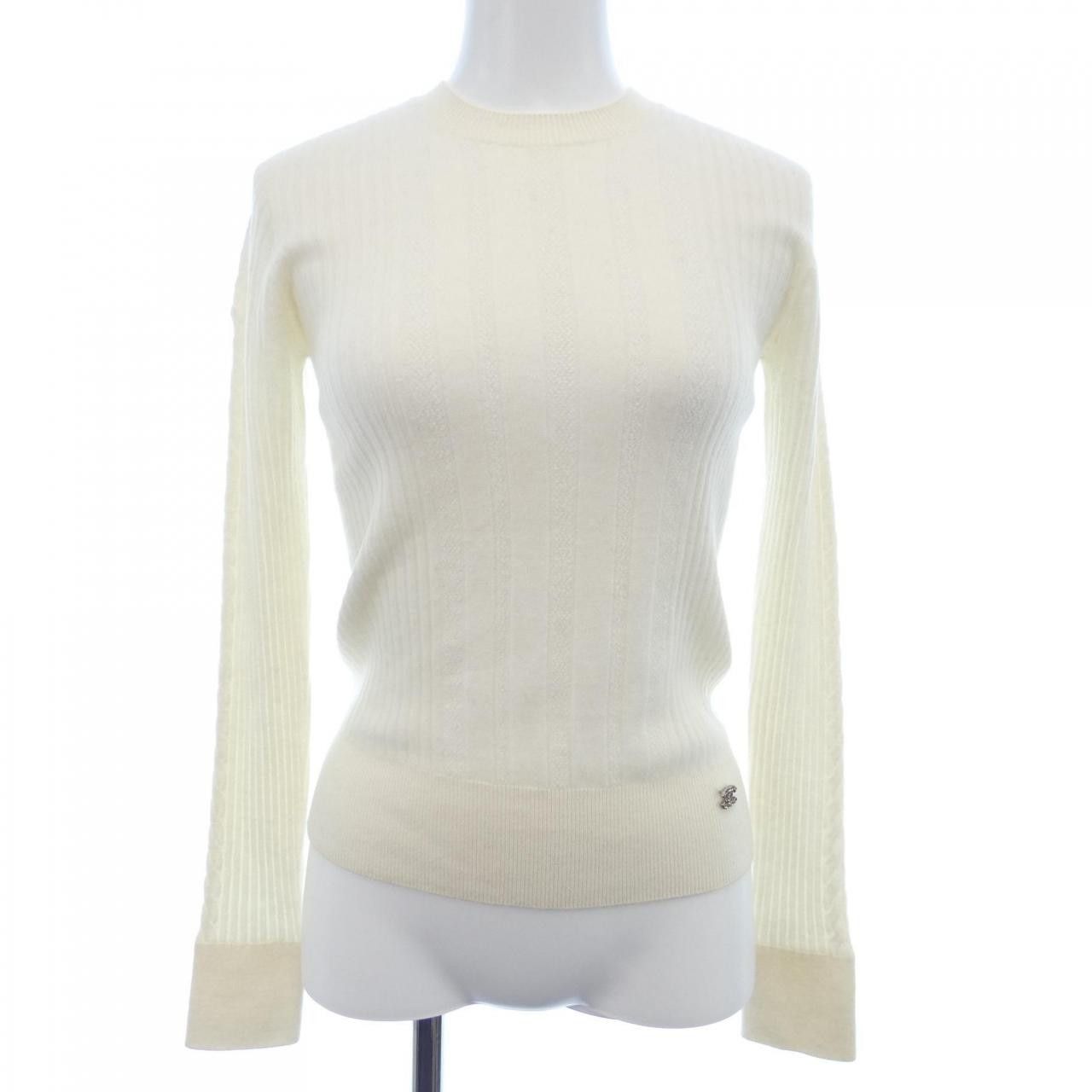 Chanel Chanel Chanel Cashmere Knit Others Tops P73813K10579 DUTY FREE for USA Size ONE SIZE - 1 Thumbnail