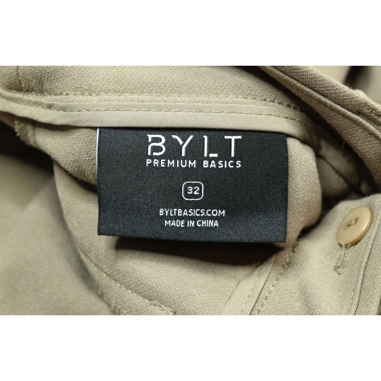 Vintage BYLT Executive Pants Mens 32 Beige Khaki Lightweight Stretch Slim Fit Pants Size US 32 / EU 48 - 5 Thumbnail
