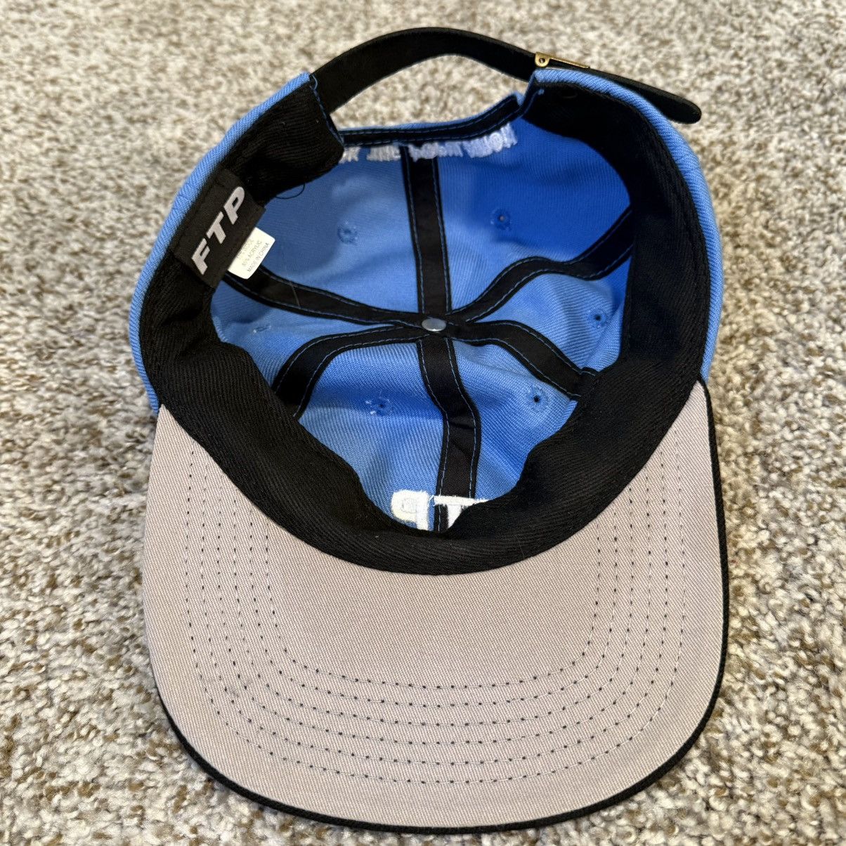 Fuck The Population FTP 6 panel hat blue and black Size ONE SIZE - 6 Thumbnail