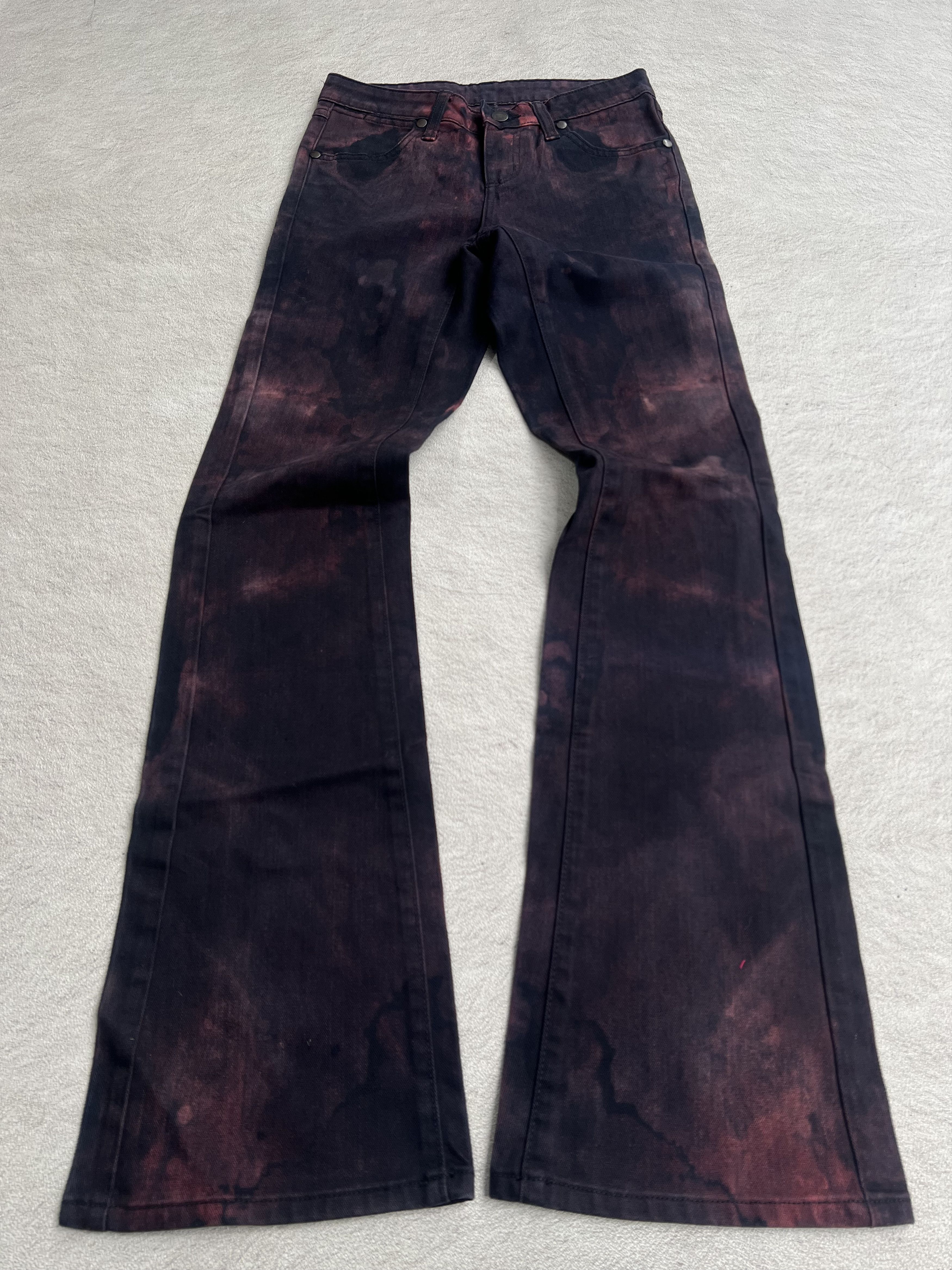 Japanese Brand 2000s Wrangler Hysteric Ifsix Flare Wash Flare Jeans y2k Lgb Size US 27 - 1 Thumbnail