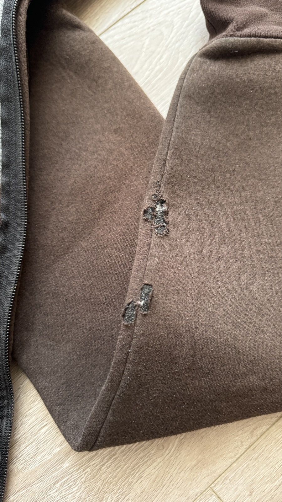 Carhartt × Vintage Vintage Carhartt Hoodie Sweatshirt Faded Brown Size S / US 4 / IT 40 - 7 Thumbnail