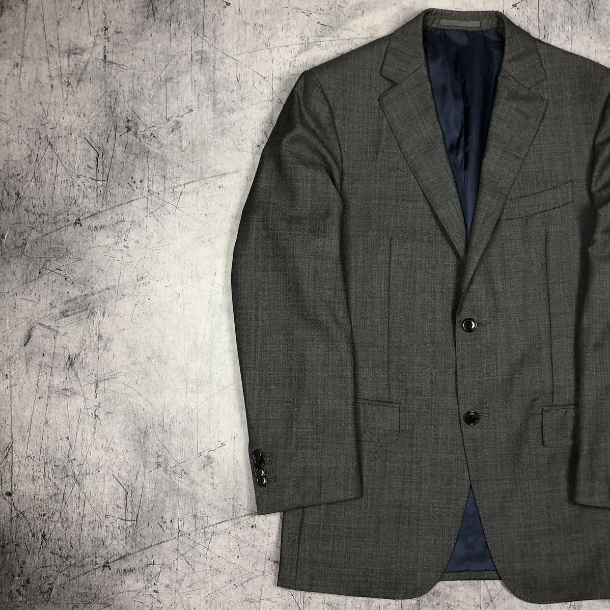 Designer Vintage Suitsupply Super 110’S Pure Wool Classic Blazer Size 44R - 8 Thumbnail