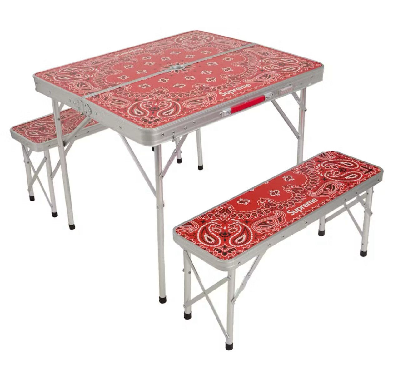 Supreme (NEW) Supreme Coleman Folding Table Set (One Size, Red) Size ONE SIZE - 3 Thumbnail