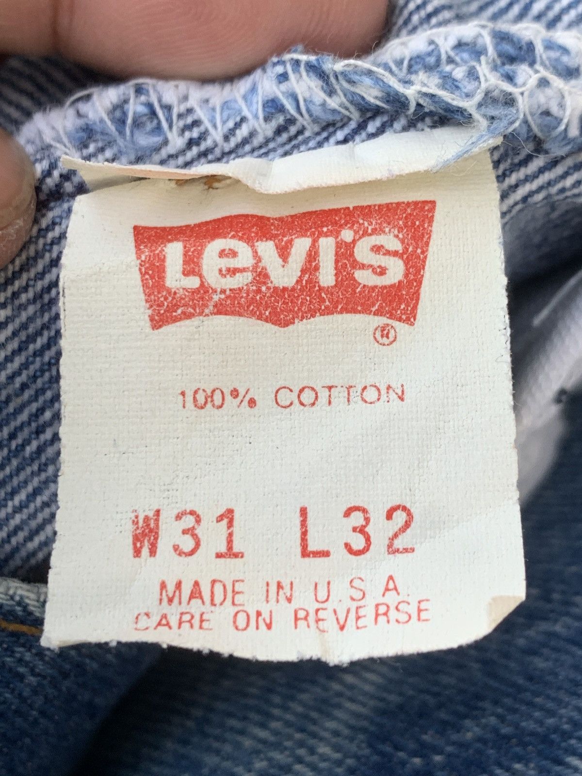 Levi's Late 80s Levi's 501 distressed made in USA 🇺🇸. Size US 30 / EU 46 - 9 Thumbnail